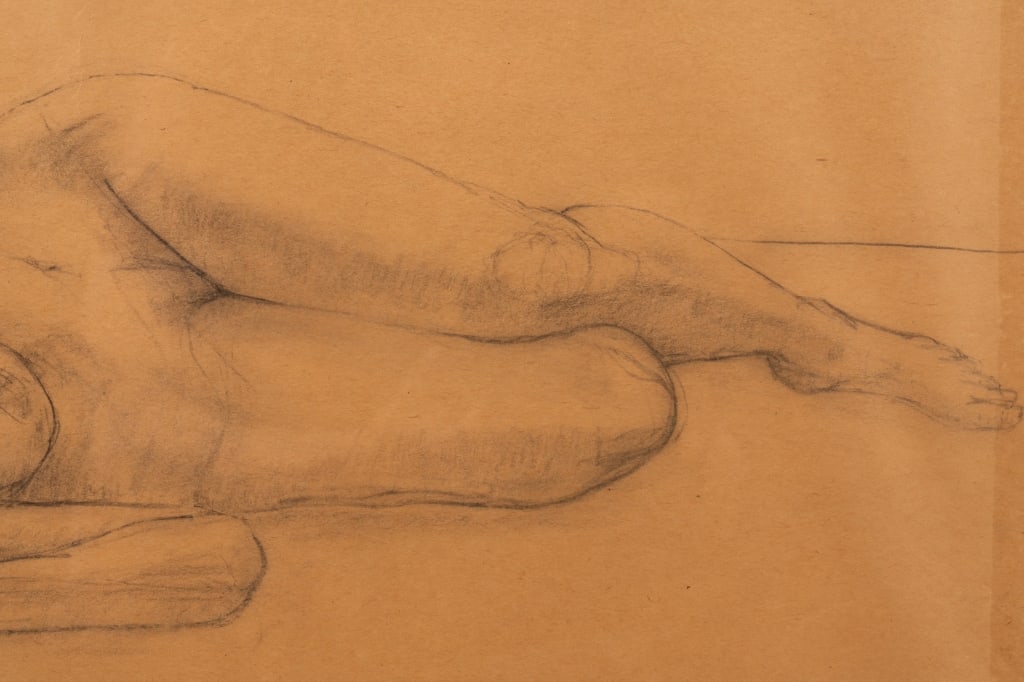 FEMALE NUDE STUDY, GRAPHITE ON PAPER - 6