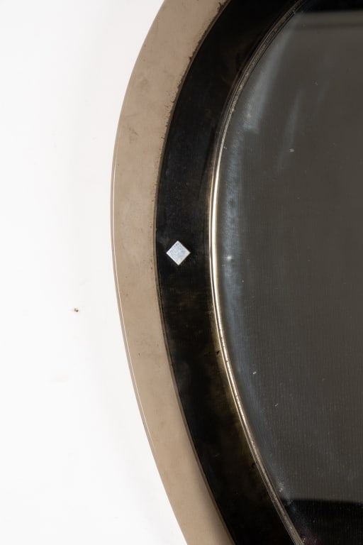 POST-MODERN SMOKED LUCITE MIRROR - 2