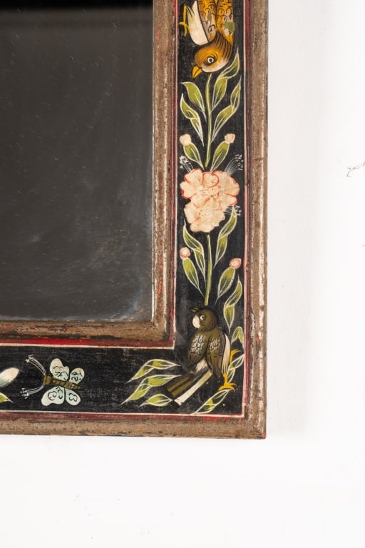 HAND-PAINTED VINTAGE ITALIAN MIRROR - 2
