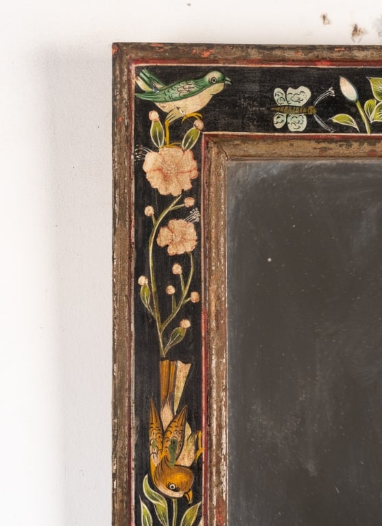 HAND-PAINTED VINTAGE ITALIAN MIRROR - 5
