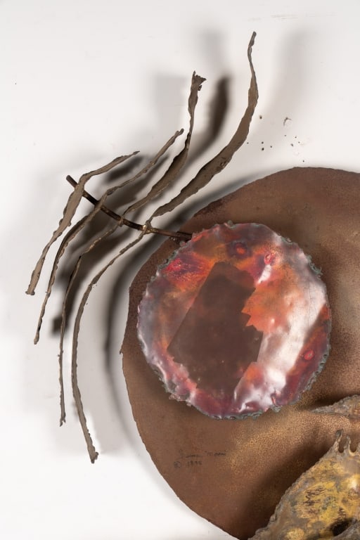 MCM BRUTALIST COPPER WALL SCULPTURE - 2