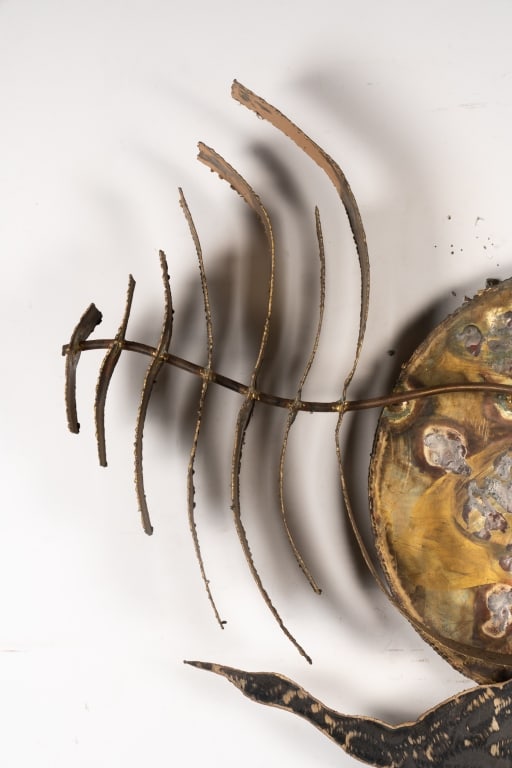 MCM BRUTALIST COPPER WALL SCULPTURE - 2