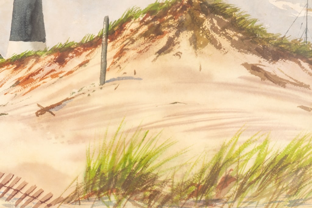 DONALD MOSS, SEASCAPE, WATERCOLOR ON PAPER - 5