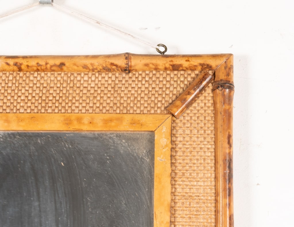 VINTAGE FAUX BAMBOO WALL MIRROR - 3