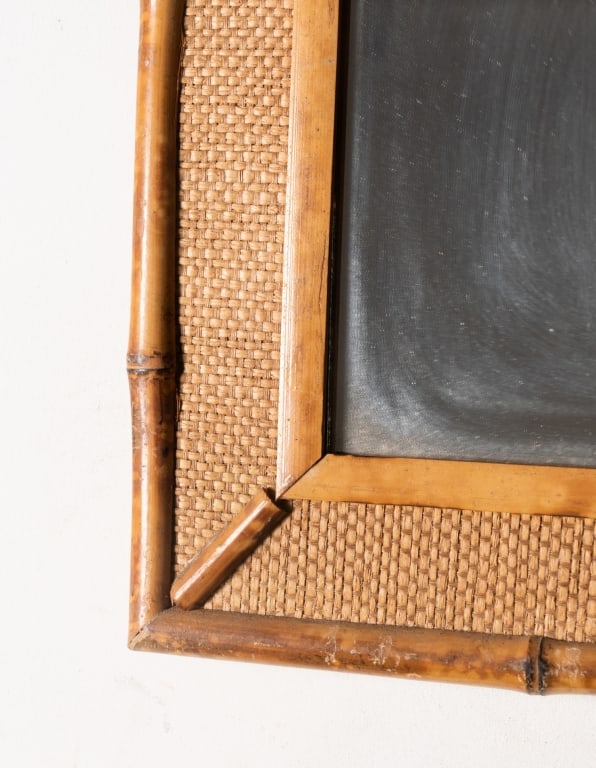 VINTAGE FAUX BAMBOO WALL MIRROR - 4