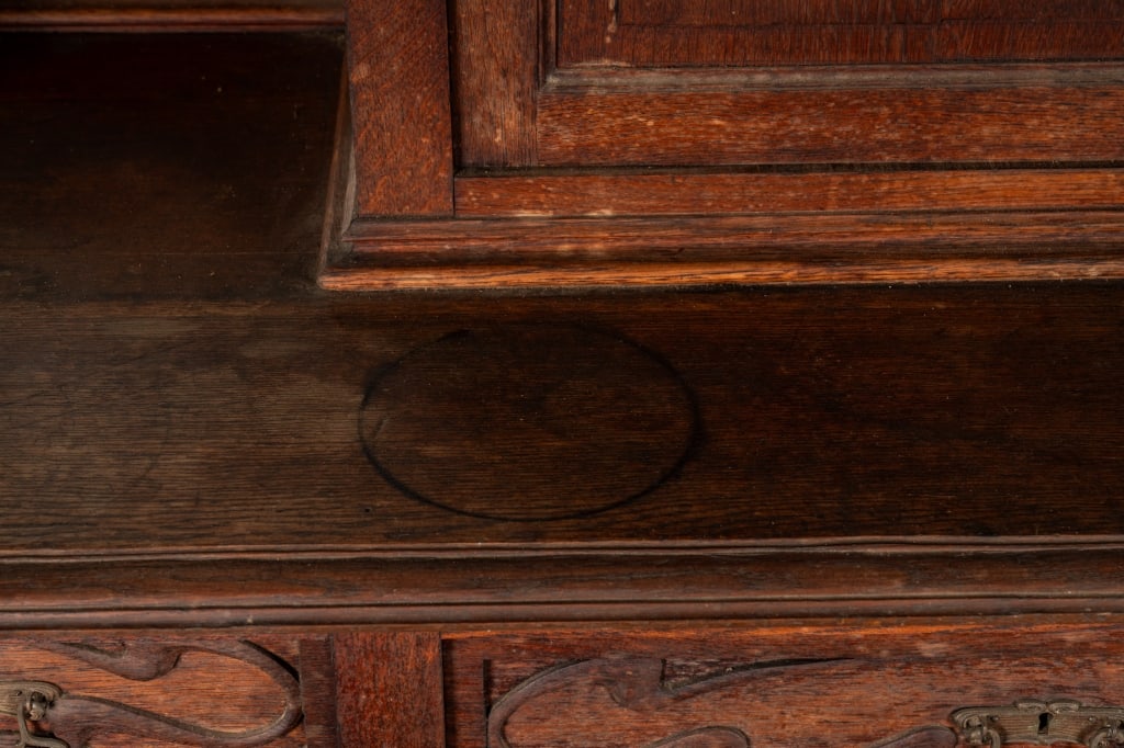 ART NOUVEAU BREAKFRONT CABINET - 14