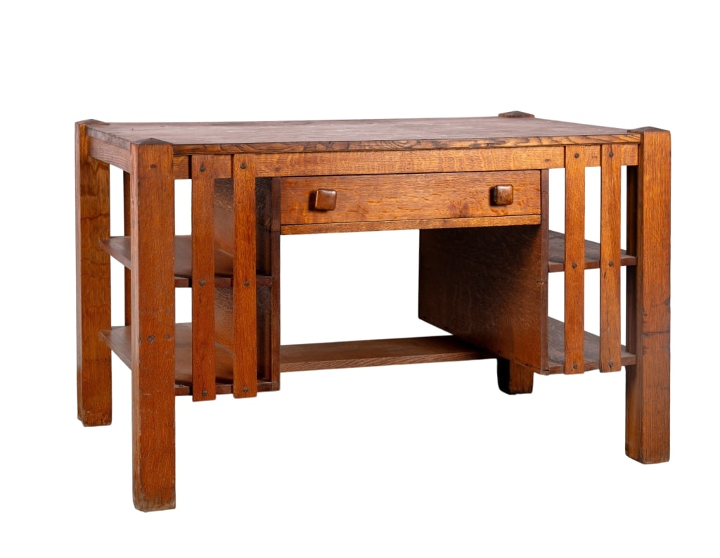 AMERICAN ARTS & CRAFTS WRITING DESK (1 of 5)