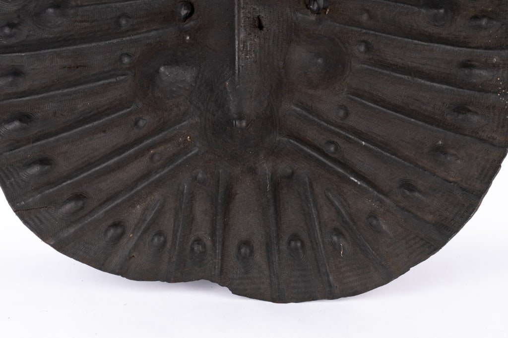 ANTIQUE ETHIOPIAN LEATHER OROMO SHIELD - 3