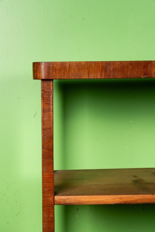 ENGLISH ART DECO BURLWOOD CONSOLE TABLE - 3