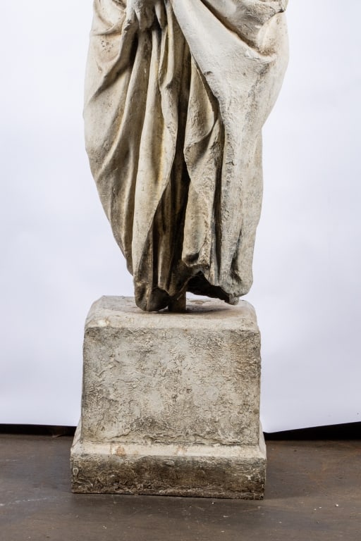 LIFE SIZE FIBERGLASS HEADLESS FEMALE STATUE - 3