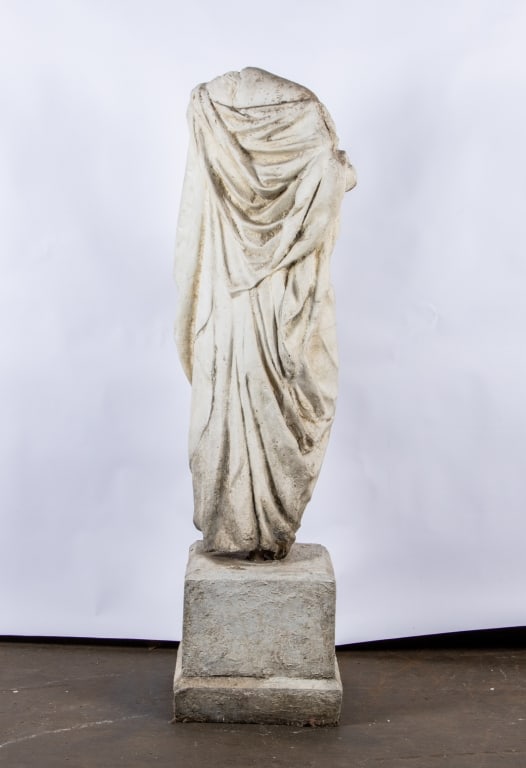 LIFE SIZE FIBERGLASS HEADLESS FEMALE STATUE - 5