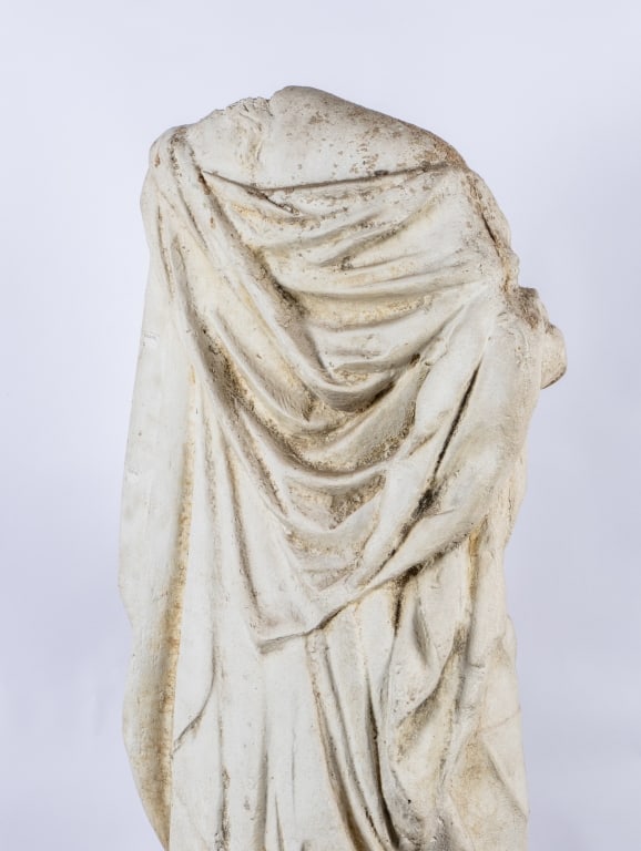 LIFE SIZE FIBERGLASS HEADLESS FEMALE STATUE - 6