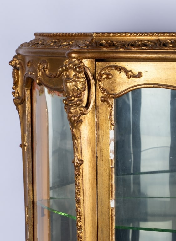 FRENCH LOUIS XV STYLE CURIO CABINET - 3