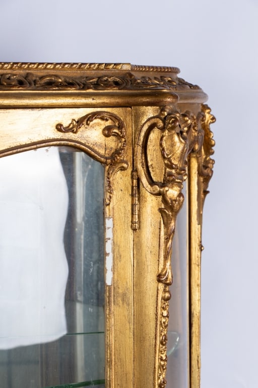 FRENCH LOUIS XV STYLE CURIO CABINET - 4