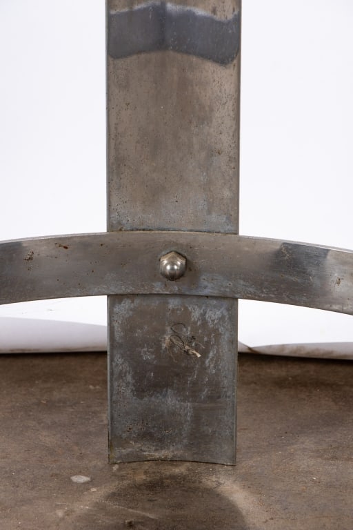 MODERN CHROME & GLASS ACCENT TABLE - 5