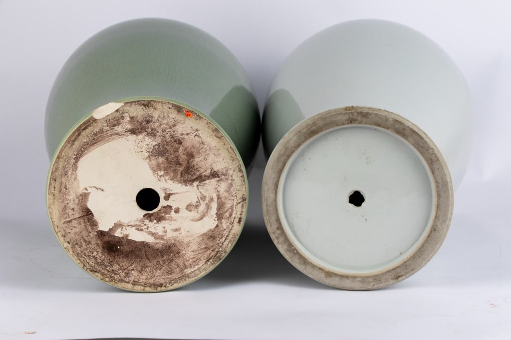 TWO CHINESE MEIPING PORCELAIN VASES - 6