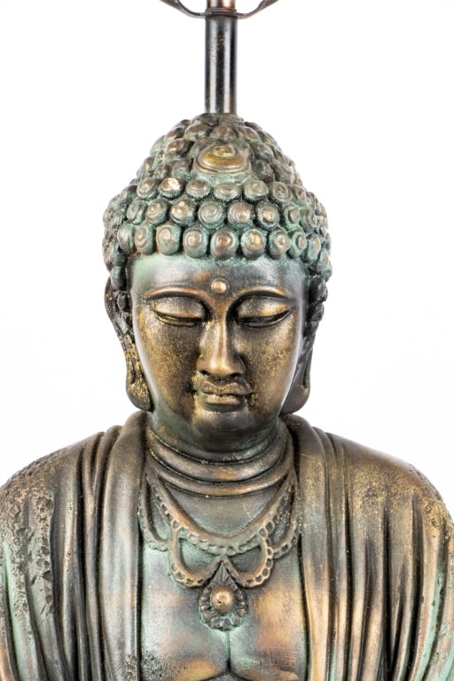 MODERN SEATED BUDDHA TABLE LAMP - 3