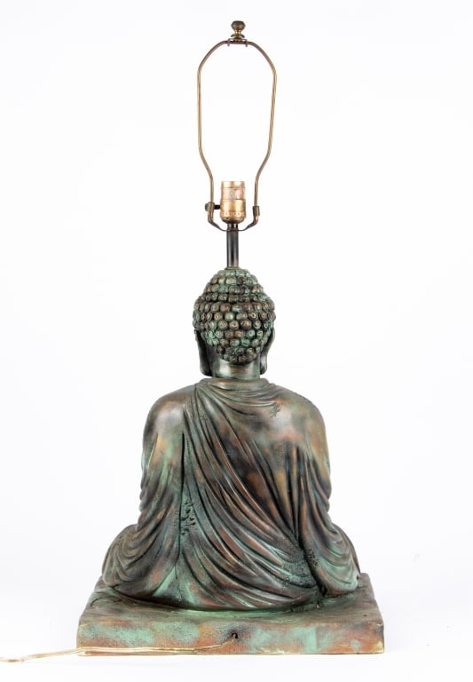 MODERN SEATED BUDDHA TABLE LAMP - 6