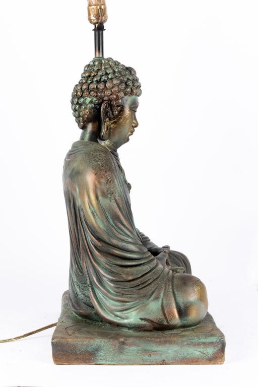 MODERN SEATED BUDDHA TABLE LAMP - 8