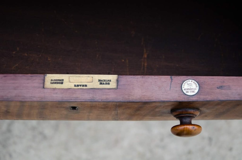 19TH C. ROBSON & SONS CHIPPENDALE STYLE LIBRARY TABLE - 6