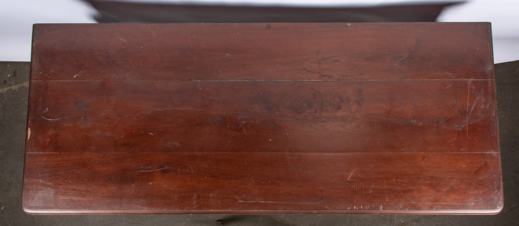 20TH C. CHIPPENDALE STYLE MAHOGANY CONSOLE TABLE - 7