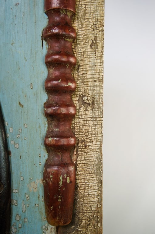 RICHARD DUNBRACK FOLK ART MIXED MEDIA CUPBOARD - 3