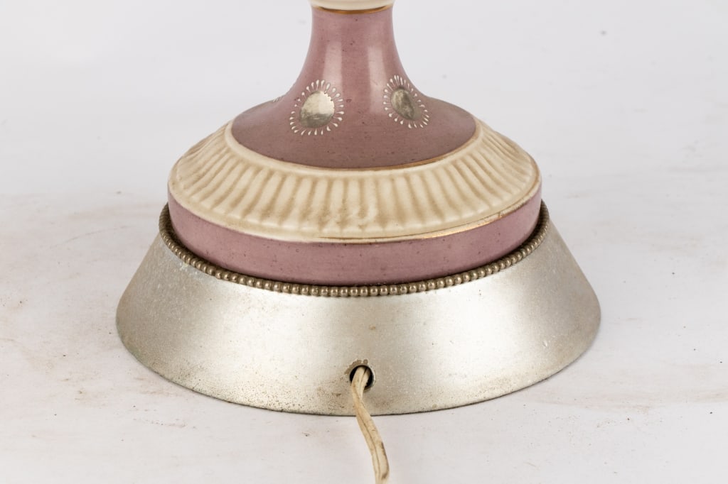 MID-CENTURY MODERN VASE TABLE LAMP - 7