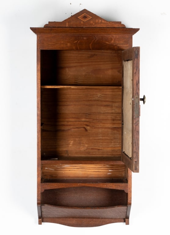 ANTIQUE MIRRORED MEDICINE WALL CABINET - 6