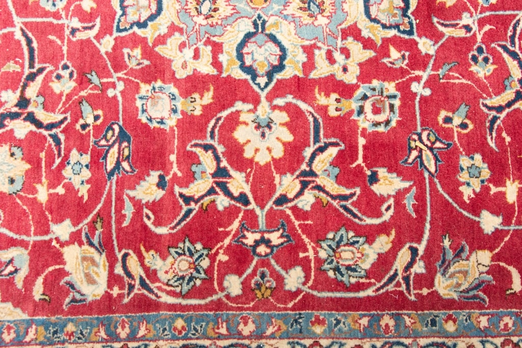 VINTAGE PERSIAN KASHAN RUG - 5
