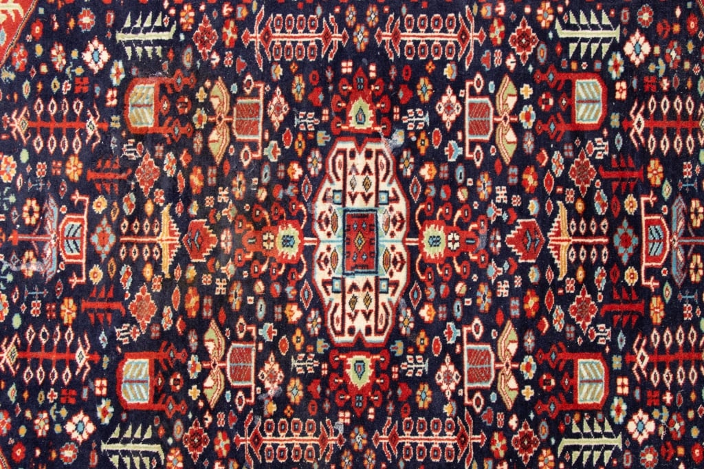 PERSIAN HAND-KNOTTED WOOL RUG - 5