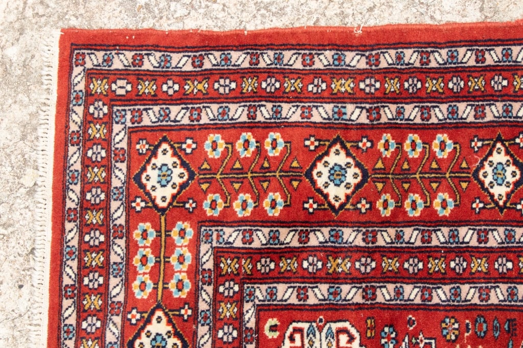 PERSIAN HAND-KNOTTED WOOL RUG - 6
