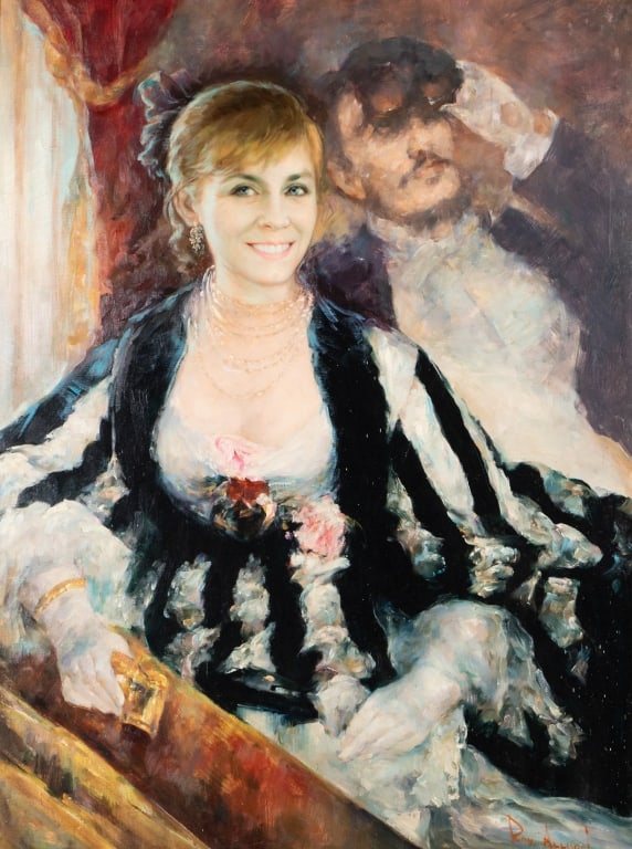 ROY ALLISON, PORTRAIT OF A LADY, O/C - 2