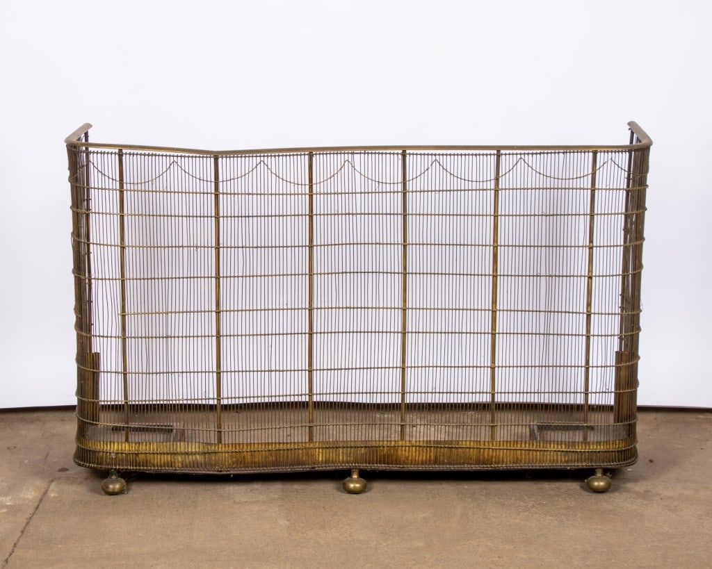 ENGLISH REGENCY STYLE FIRE GUARD - 2