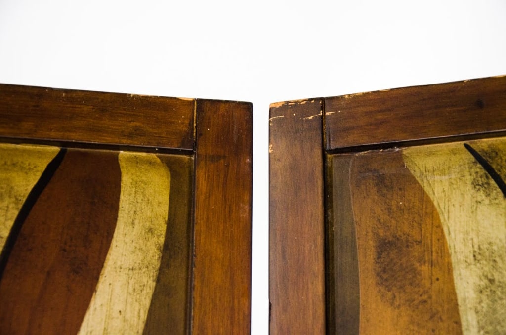 MID-CENTURY HAND-PAINTED ROOM DIVIDER - 10