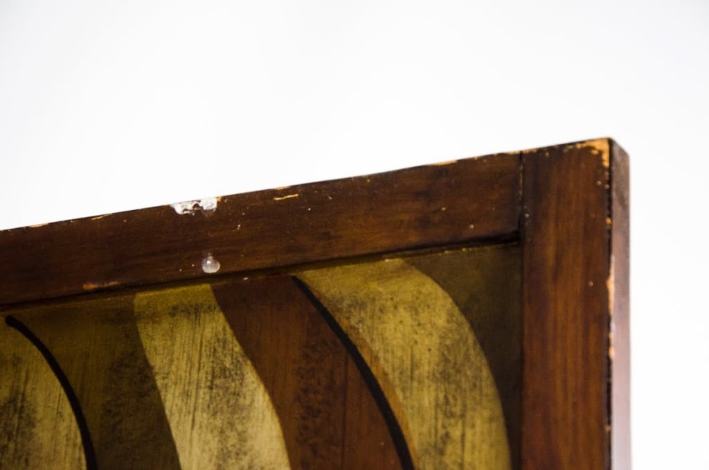 MID-CENTURY HAND-PAINTED ROOM DIVIDER - 3