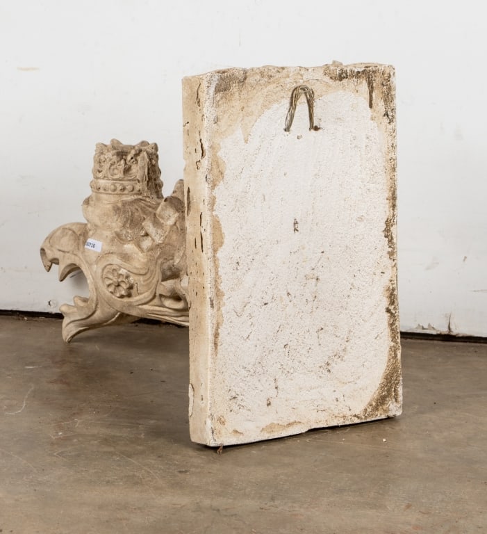 CAST STONE GARGOYLE WALL SCULPTURE - 8
