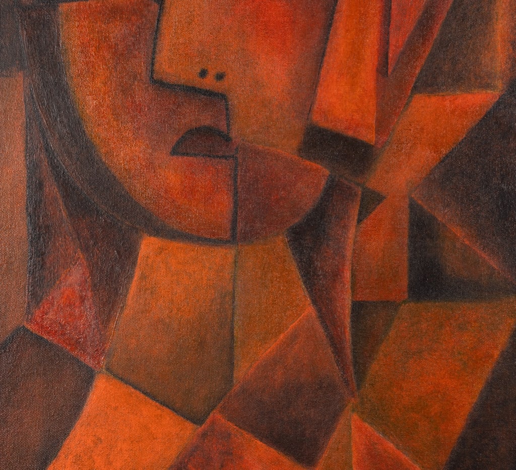 ABDUL RAHIM SHARIF, 'RUTH', ACRYLIC ON CANVAS - 6