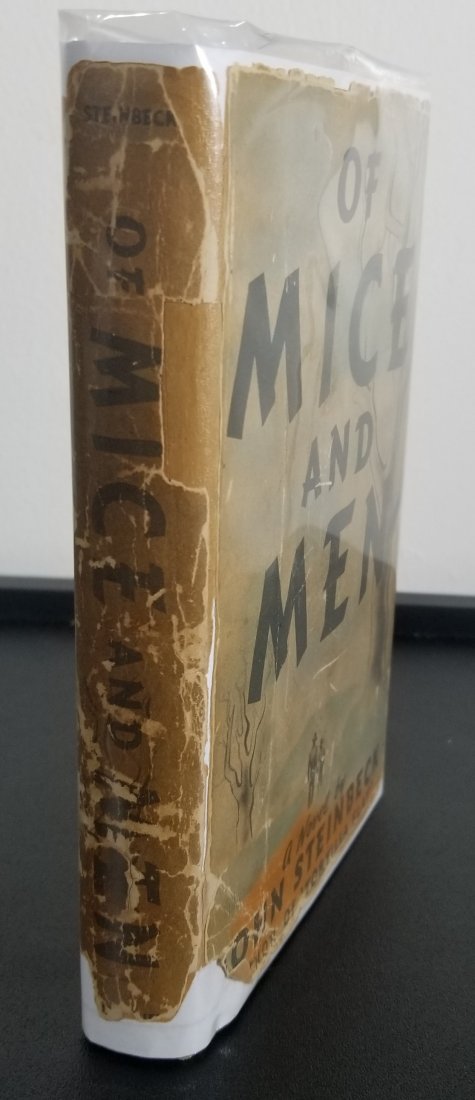 Signed Of Mice and Men by John Steinbeck DJ (1 of 16)