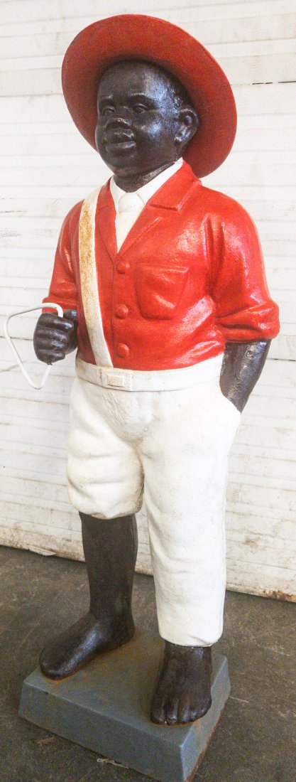 Large cast iron Jocko Graves hitching post (1 of 5)