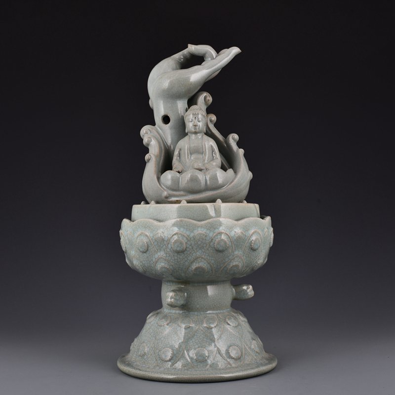 Chinese antique porcelain incense burner: Fine perfect, exquisite, rare, from folk collectors.