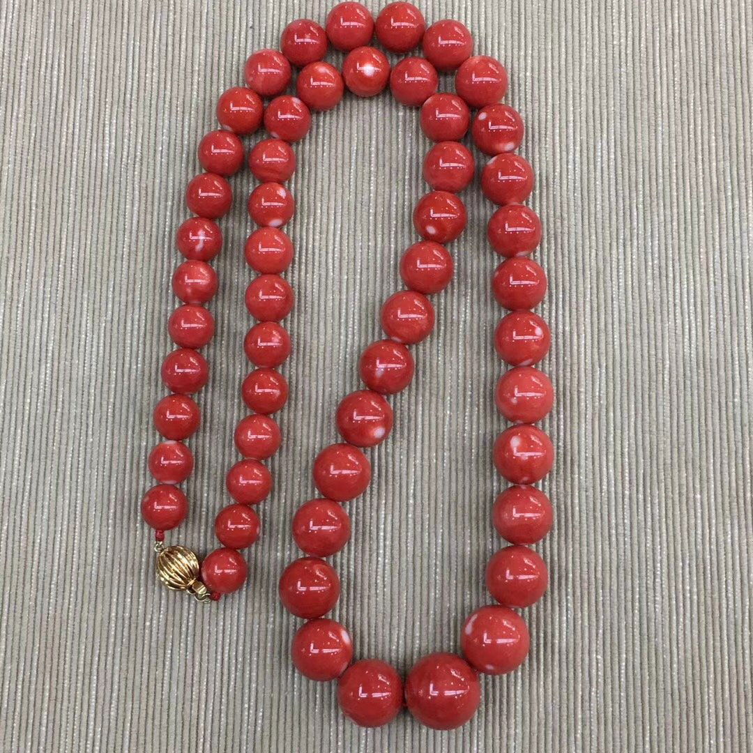 Natural coral necklace pendant (1 of 6)