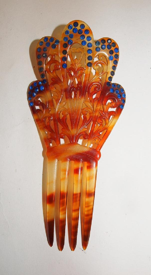 1900's celluloid hair comb (1 of 1)
