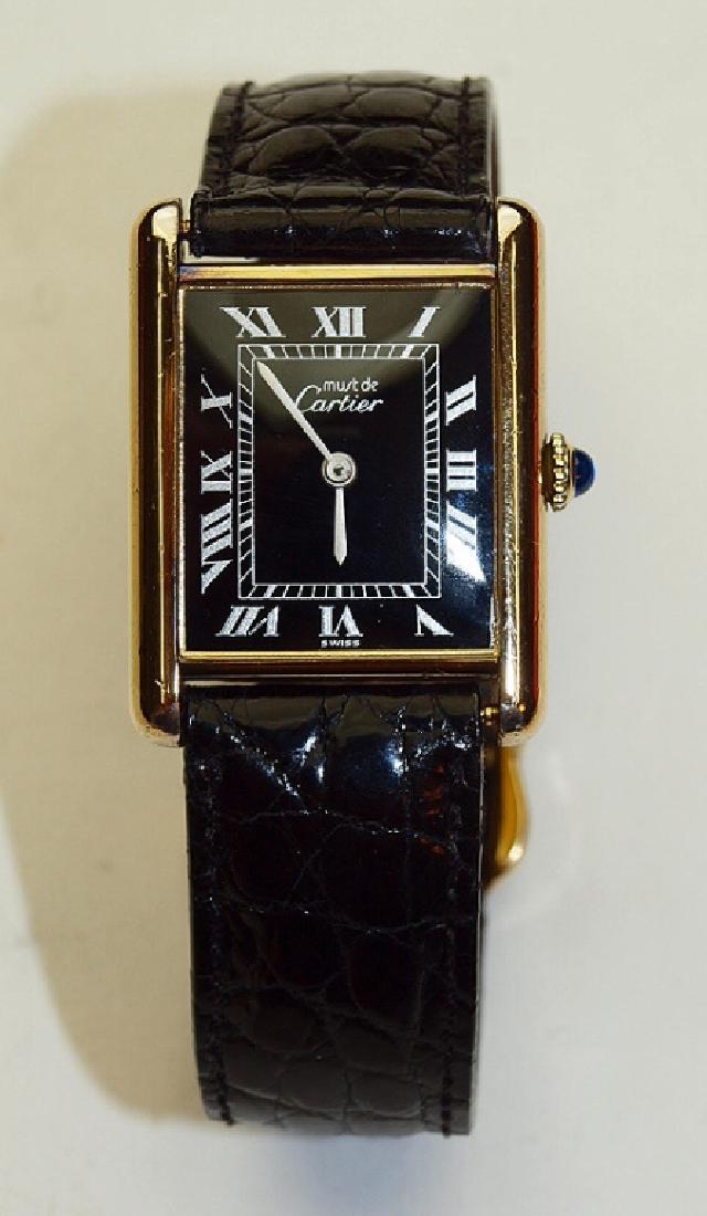 Cartier wrist watch with original box, paperwork and 4 (1 of 3)