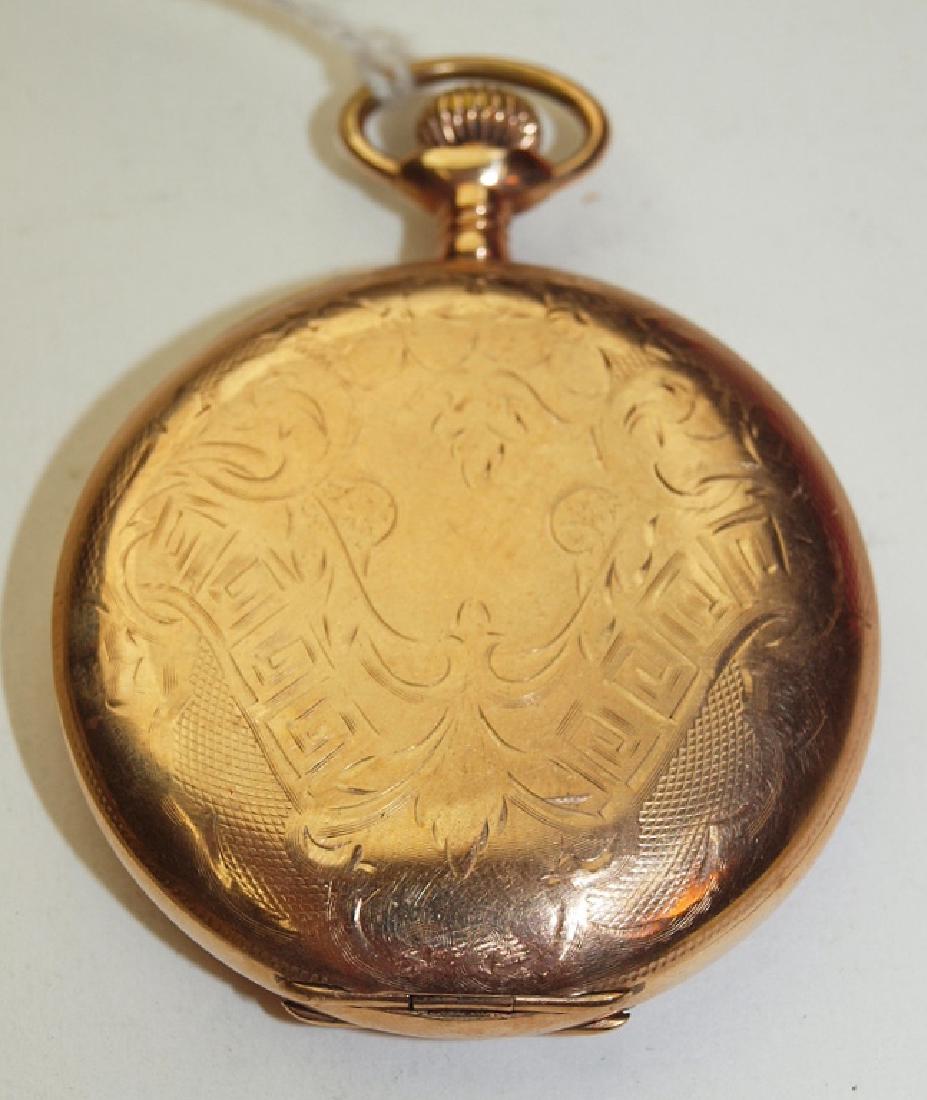 Elgin 16s, 15j, gold filled hunters case pocket watch, (1 of 2)