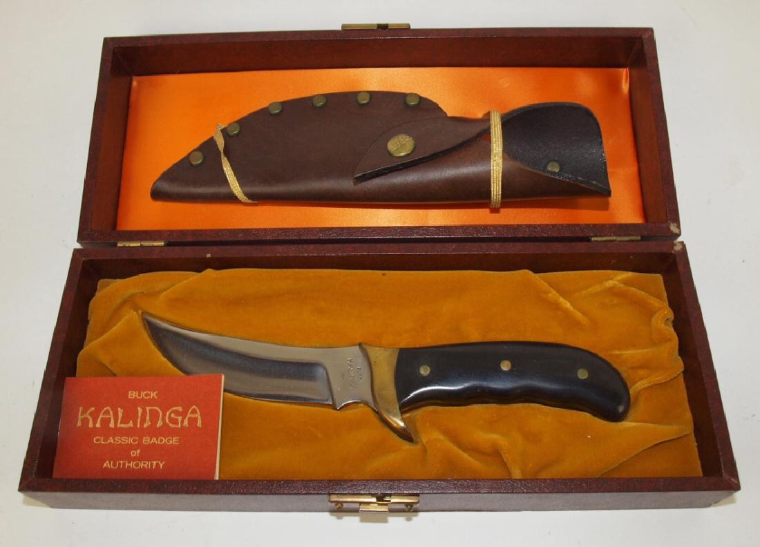 Buck Kalinga knife with box and sheath (1 of 1)