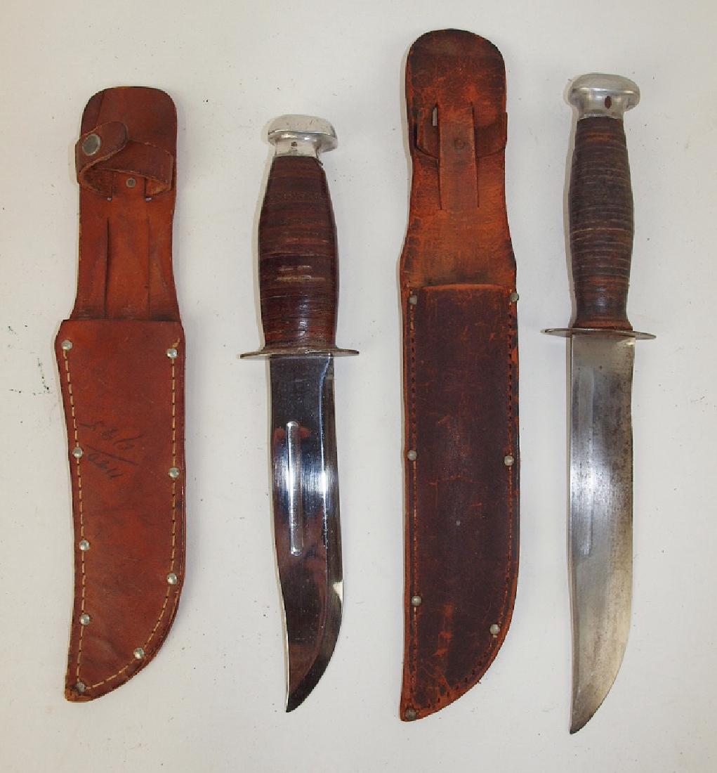 2-WWII  Camillus combat sheath knives (1 of 1)