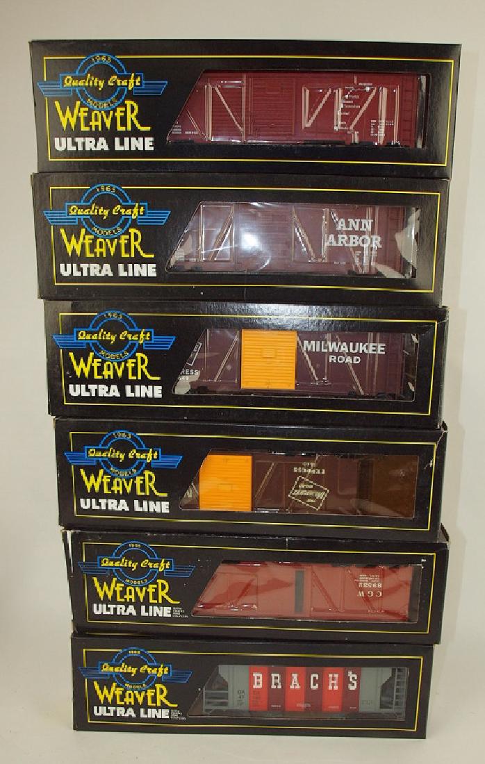 Weaver Quality Craft lot of 6 train cars (1 of 1)
