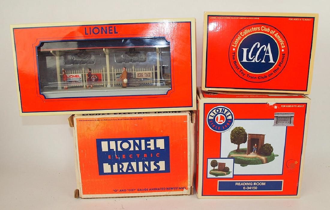 Lionel lot of 4 accessories: station platform 6-16838, (1 of 1)