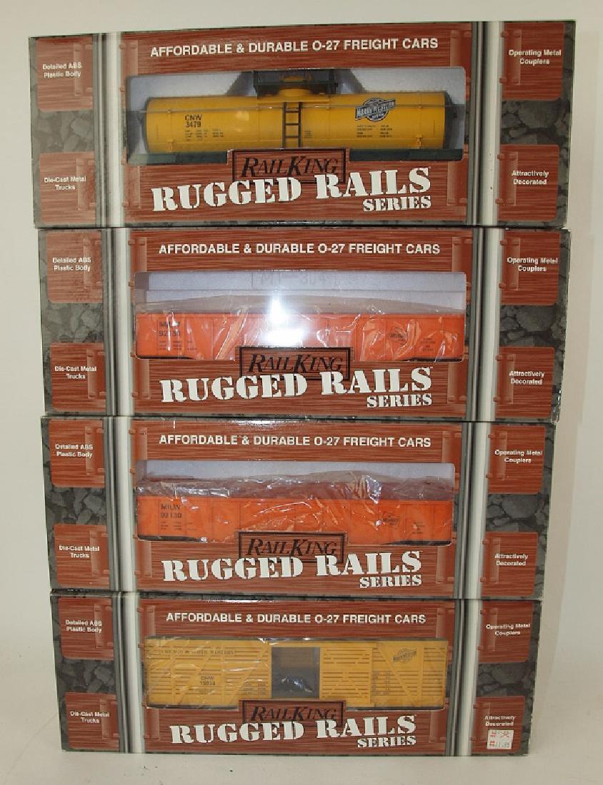 MTH Rail King rugged rails lot of 4 cars (1 of 1)