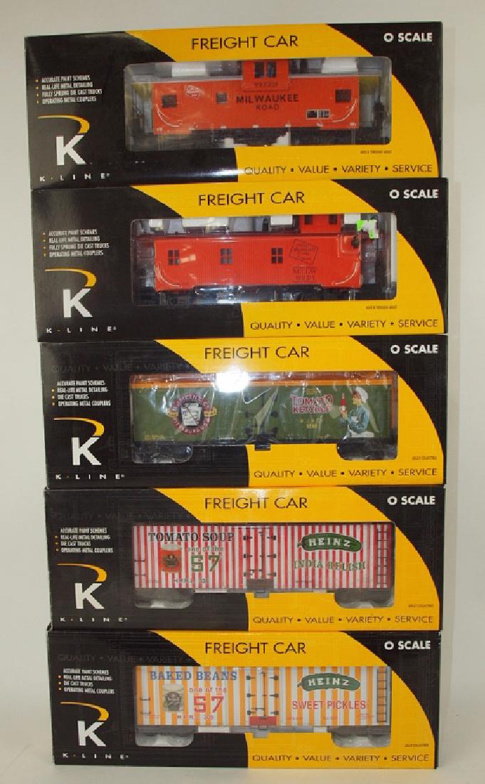 K-line lot of 5 freight cars (1 of 1)